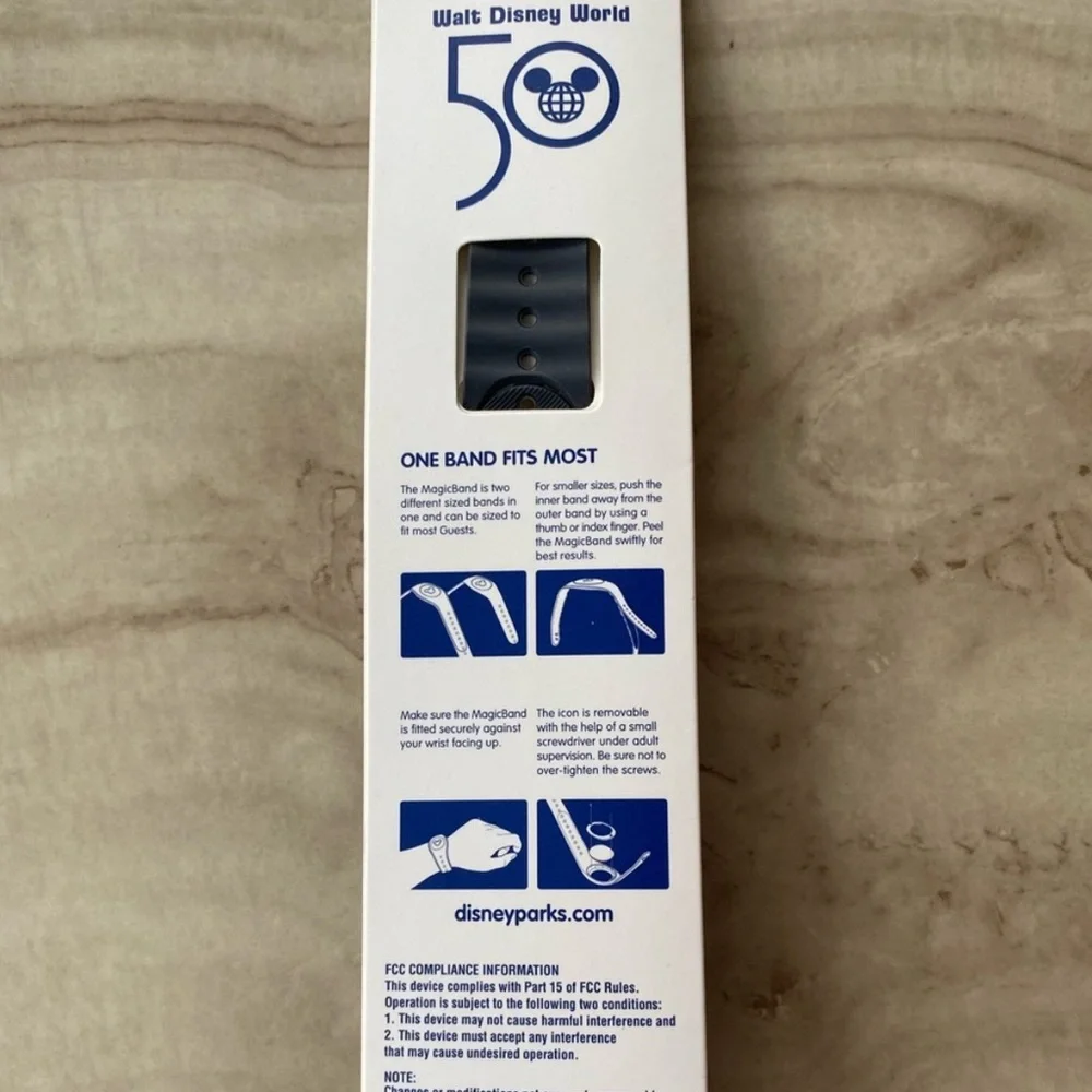 Magic band disney 50th anniversary limited release